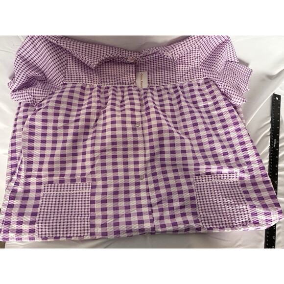 NWT Casual Nights Plus Size 2XL Mumu House Dress Night Gown Snap Buttons NEW - Picture 5 of 7